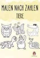 Vorschau - Arbeitsblätter - Malen nach Zahlen - Tiere zum ausmalen - Deckblatt