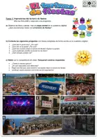Vorschau - Unterrichtsreihen - El turismo de fiestas (Grundlagenmaterial) - Deckblatt