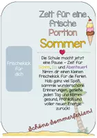 Vorschau - Mal- und Bastelvorlagen - Sommergruß für Schüler*innen mit. Mentos - Seite 1