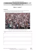 Vorschau - Stundenentwürfe - A Better Society? - Working with a Dystopian Film - Deckblatt