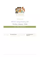 Vorschau - Anderer Materialtyp - Mobiler Sonderpädagogischer Dienst - Geistige Entwicklung - Deckblatt