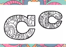 Vista previa - Manualidades / Dibujos para colorear - ALFABETO MANDALA - página 3