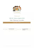 Vorschau - Anderer Materialtyp - Mobiler Sonderpädagogischer Dienst - Autismus-Spektrum (ASS) - Deckblatt