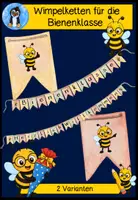 Vorschau - Arbeitsblätter - Bienenklasse – Materialpaket Klassentier Biene | Klassenzimmer Deko, Organisation, Schulanfang & Grundschule 🐝Grundschule - Seite 1