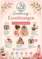 Vorschau - Arbeitsblätter - Ernährung: Essstörungen mit Lösung - Deckblatt
