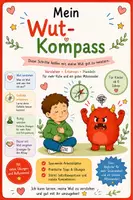 Vorschau - Arbeitsblätter - Mein Wut-Kompass – Spielerisches Arbeitsheft zur Wutbewältigung für Kinder ab 6 Jahren - Deckblatt