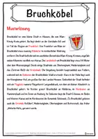 Bruchköbel LĂŒckentext mit Wortspeicher Hörverstehen und Suchsel ...