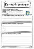 Korntal-MĂŒnchingen LĂŒckentext mit Wortspeicher Hörverstehen und Suchsel ...