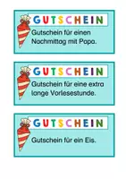 Vorschau - Mal- und Bastelvorlagen - Gutscheine zur Einschulung & für die Schultüte - Seite 2