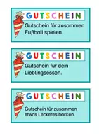 Vorschau - Mal- und Bastelvorlagen - Gutscheine zur Einschulung & für die Schultüte - Seite 3