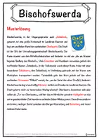 Bischofswerda LĂŒckentext mit Wortspeicher Hörverstehen und Suchsel ...