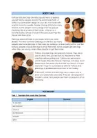 Vorschau - Arbeitsblätter - Body Talk Reading Comprehension Piercings + Tattoos (More 4 Unit 9) - Seite 1