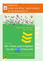 Vorschau - Arbeitsblätter - Text und Aufgaben für den DaZ-Unterricht_Schule und Alltag - Kopiervorlagen für die Niveaustufe A1 - Deckblatt