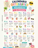 Vista previa - Hojas de trabajo - CALENDARIO ORTOGRÁFICO - página 1