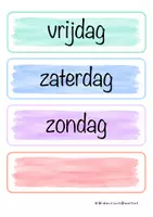 Voorbeeld - Dagritmekaartjes - pastel - klassenmanagement - Pagina 3