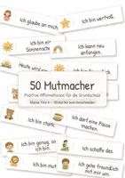 Vorschau - Poster - Mutmacher des Tages 🌈 50 Affirmationskarten für den Morgenkreis | tägliches Ritual für Selbstvertrauen | Grundschule Klasse 1 bis 4 (DaZ) - Deckblatt