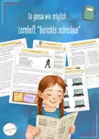 Vorschau - Stundenentwürfe - Wachsendes Materialpaket - Stationsarbeiten und kreative Projekte für den Deutschunterricht Klasse 5-10 - Seite 1