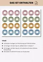 Vorschau - Mal- und Bastelvorlagen - Willkommensgruß Einschulung | Bonbon-Vorlagen Klasse 1 | Willkommensgeschenk 1. Klasse | Schulanfang Geschenk Schüler - Seite 2