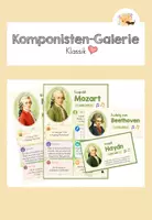 Vorschau - Poster - Komponisten-Galerie "Klassik": Steckbriefe & Poster - Deckblatt