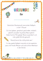 Vorschau - Anderer Materialtyp - 14 Urkunden und Zusatzzeugnisse für Klasse 1-6 - Das wahre Zeugnis - Seite 1