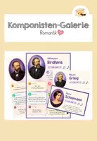 Vorschau - Poster - Komponisten-Galerie "Romantik": Steckbriefe & Poster - Deckblatt