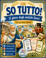 anteprima - Giochi - SO TUTTO! Il gioco degli antichi Greci – Gioco da tavolo - Pagina di copertina