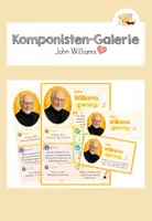 Vorschau - Poster - Komponisten-Steckbrief & Poster: John Williams - Deckblatt
