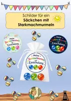 Vorschau - Bildkarten - Schilder Kärtchen zur Einschulung zum Buch "Mutmurmeln" von Sarah Welk - Deckblatt