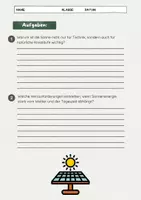 Vorschau - Arbeitsblätter - Die Sonne als Energiequelle. Solarenergie & Energiewende - Seite 3