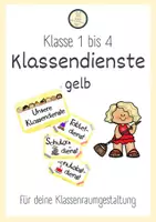 Vorschau - Poster - Klassendienste für die Grundschule - Deckblatt