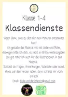 Vorschau - Poster - Klassendienste für die Grundschule - Seite 1