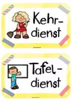 Vorschau - Poster - Klassendienste für die Grundschule - Seite 3