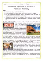 Vorschau - Arbeitsblätter - States and Territories of AUSTRALIA (reading, speaking, map work) - Seite 2