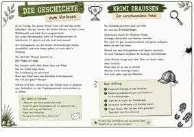 Vorschau - Stundenentwürfe - Deutsch Unterricht - Draußen Krimi - Seite 2