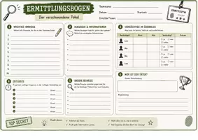 Vorschau - Stundenentwürfe - Deutsch Unterricht - Draußen Krimi - Seite 3