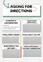 Vorschau - Arbeitsblätter - Asking for directions & giving directions - London - Deckblatt