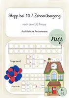 Vorschau - Arbeitsblätter - Stopp bei 10 / Zehnerübergang nach dem EIS-Prinzip Ausführlich - Deckblatt