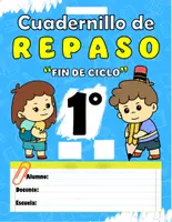 Vista previa - Hojas de trabajo - 1° CUADERNILLLO DE REPASO DE VERANO - Portada