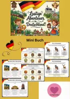 Vorschau - Arbeitsblätter - Deutschland - Mini Buch für Sachunterricht (2.-3.Klasse) - Deckblatt