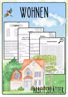 Vorschau - Arbeitsblätter - Thema Wohnen - Arbeitsblätter 2.Klasse - Deckblatt