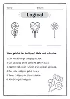 Vorschau - Unterrichtsreihen - Logicals: Leserätsel 1. und 2. Klasse - Seite 1