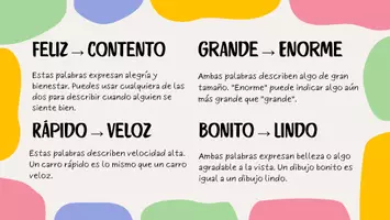 Vista previa - Unidades / Secuencias / Situaciones de Aprendizaje - Aprendamos los Sinónimos y Antónimos. - página 3
