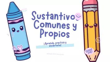 Vista previa - Unidades / Secuencias / Situaciones de Aprendizaje - Los Sustantivos Comunes y Propios - Portada