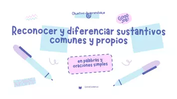Vista previa - Unidades / Secuencias / Situaciones de Aprendizaje - Los Sustantivos Comunes y Propios - página 1