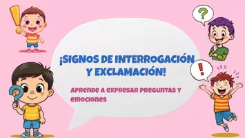 Vista previa - Unidades / Secuencias / Situaciones de Aprendizaje - Los signos: Interrogación y exclamación - Portada