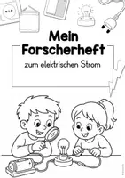 Vorschau - Arbeitsblätter - Forscherheft - Strom/ Elektrizität - Seite 1
