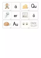 Vorschau - Stationenlernen - Laut-Domino, Phonologische Bewusstheit, Erstlesen Klasse 1 - Seite 3