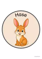 Vorschau - Mal- und Bastelvorlagen - Hasenklasse - Wand- und Türdeko | Klassenraumdekoration (Klassentier) - Seite 3