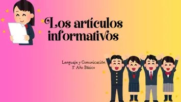 Vista previa - Unidades / Secuencias / Situaciones de Aprendizaje - Los textos: Los artículos informativos - Portada