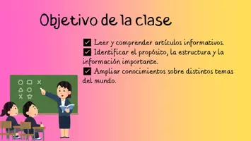 Vista previa - Unidades / Secuencias / Situaciones de Aprendizaje - Los textos: Los artículos informativos - página 1